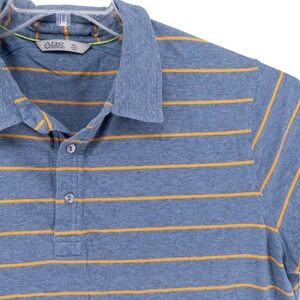 tasc Men's XXL‎ Biscayne Short Sleeve Blue Bamboo Performance Jersey Polo Shirt